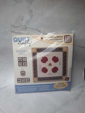 Makings Quilt Simply Connecting Blocks Kit Seasonal Collection Pumpkins 16x16
